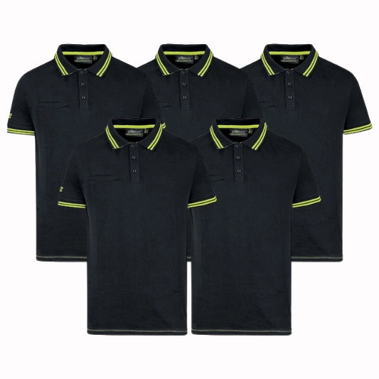 Lot de 5 Polos de travail U-Power Way Homme personnalisables