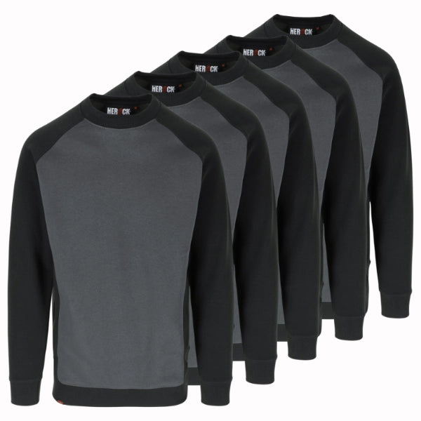 Lot de 5 Sweats de travail Herock Boris Homme personnalisables