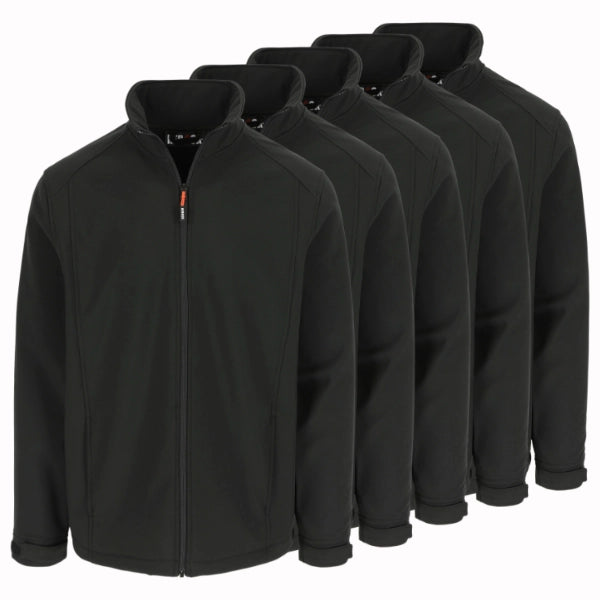 Lot de 5 Vestes softshell Herock Julius Homme personnalisables