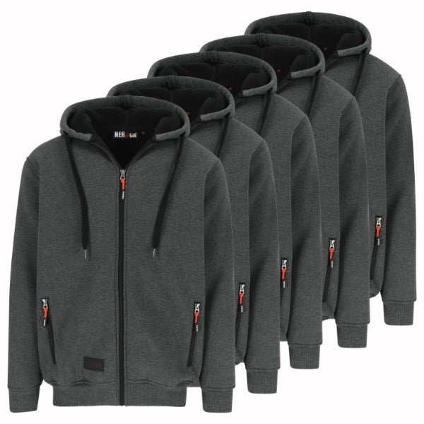 Lot de 5 Sweats zippés à capuche Herock Otis Homme personnalisables