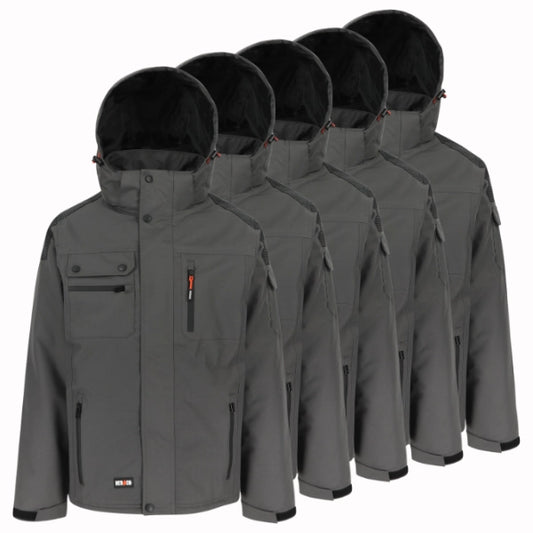 Lot de 5 Vestes imperméables matelassées Herock Persia personnalisables