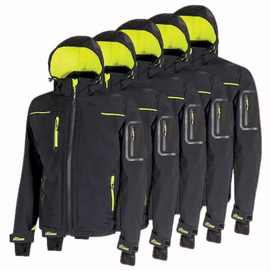 Lot de 5 Vestes Softshell U-Power Space Homme personnalisables