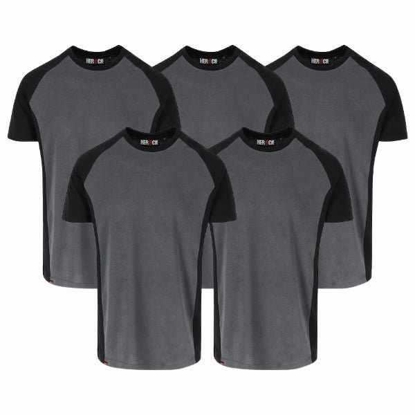 Lot de 5 T-shirts de travail Herock Tori Homme personnalisables