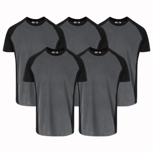 Lot de 5 T-shirts de travail Herock Tori Homme personnalisables