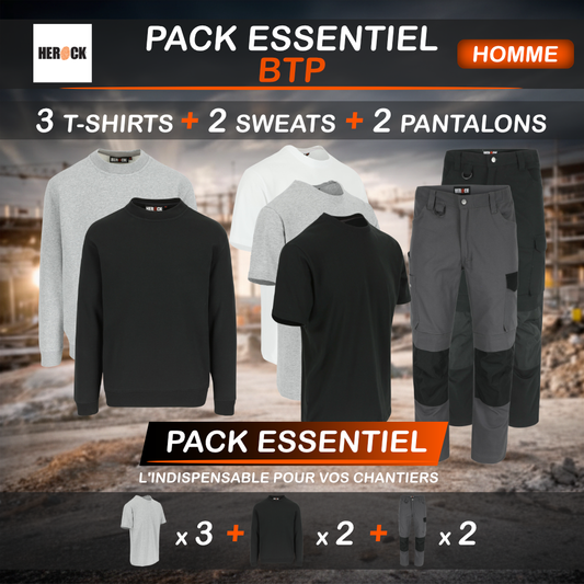 Pack Essentiel BTP Homme HEROCK