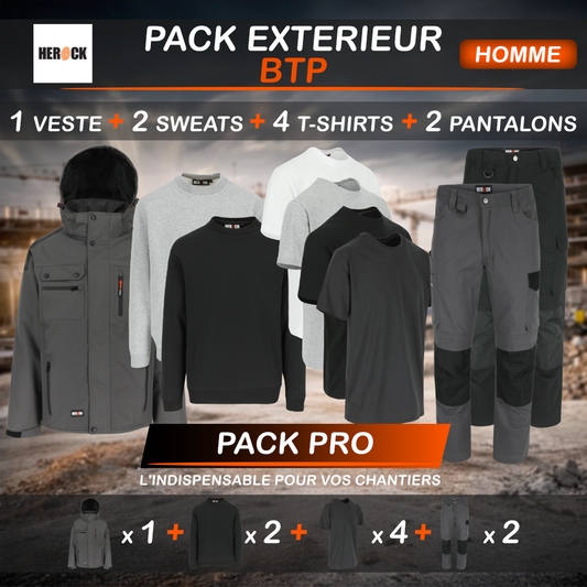 Pack Extérieur BTP Homme HEROCK