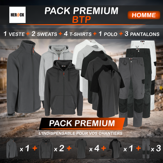 Pack Premium BTP Homme HEROCK