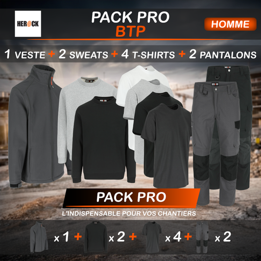 Pack Pro BTP Homme HEROCK