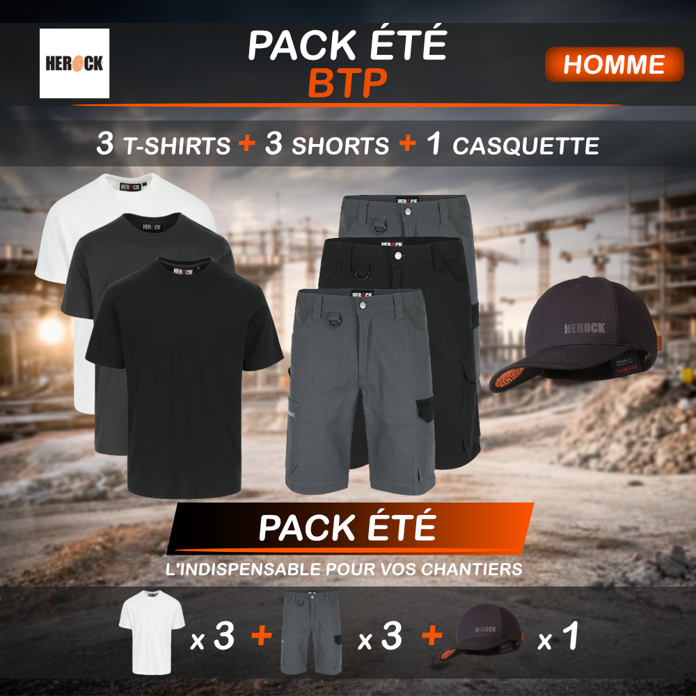 Pack Été BTP Homme HEROCK