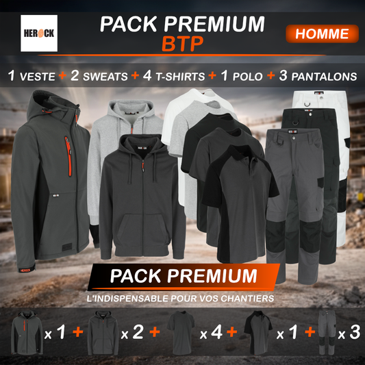 Pack Premium BTP Homme HEROCK