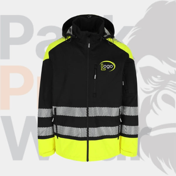 Veste Softshell haute visibilité HEROCK® SOLAR – Protection contre les intempéries et visibilité maximale
