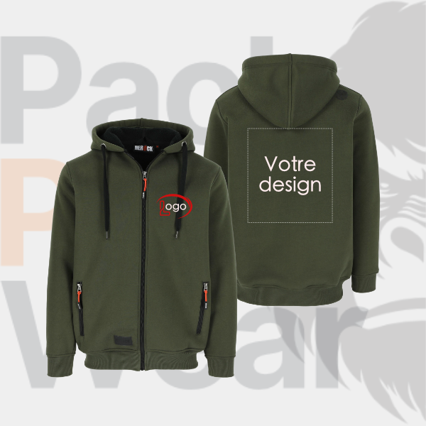 Sweat à capuche zippé HEROCK OTIS