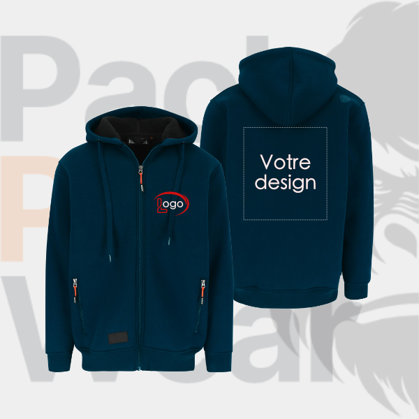 Sweat à capuche zippé HEROCK OTIS