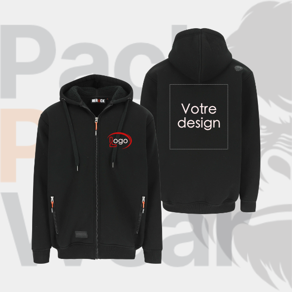 Sweat à capuche zippé HEROCK OTIS