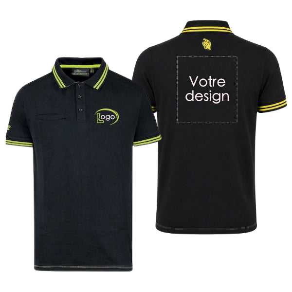 Lot de 5 Polos de travail U-Power Way Homme personnalisables