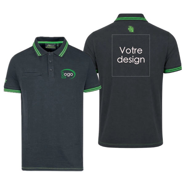 Lot de 5 Polos de travail U-Power Way Homme personnalisables