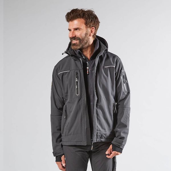 Lot de 5 Vestes Softshell U-Power Space Homme personnalisables