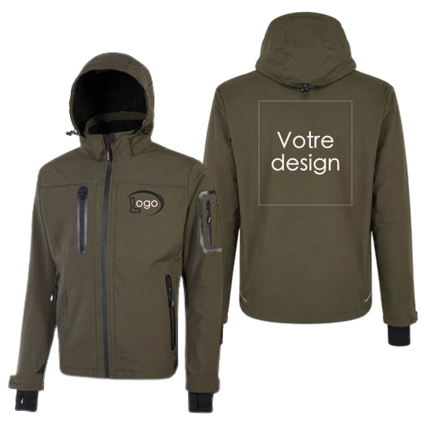 Lot de 5 Vestes Softshell U-Power Space Homme personnalisables