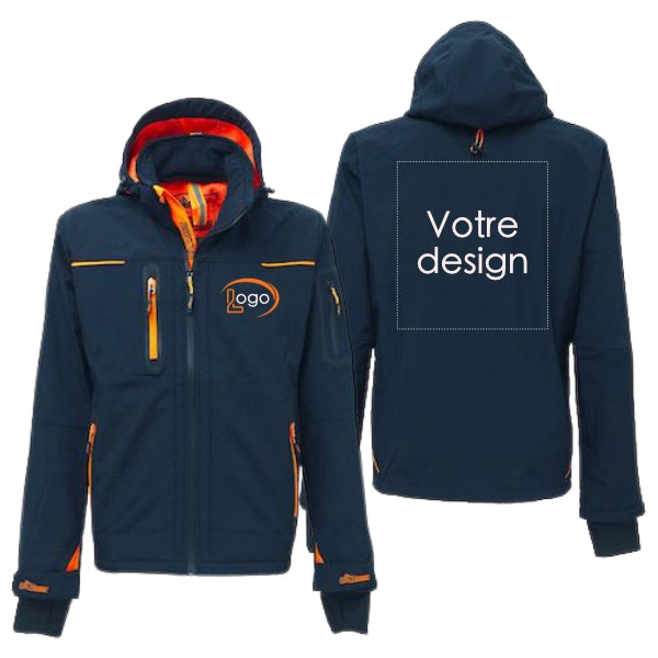 Lot de 5 Vestes Softshell U-Power Space Homme personnalisables