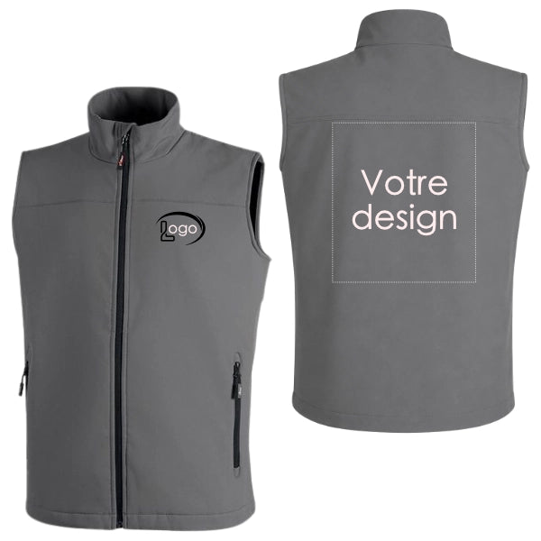 Lot de 5 Gilets Softshell de travail U-Power Dublino Homme personnalisables