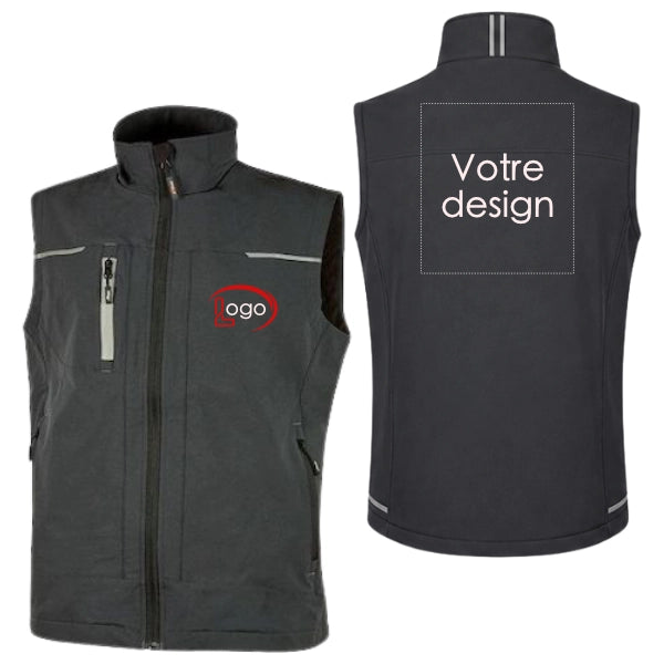 Lot de 5 Gilets de travail U-Power Saturn Homme personnalisables