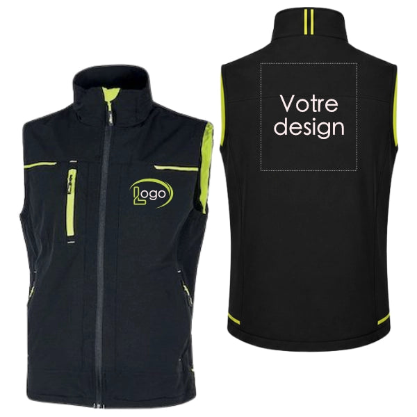 Lot de 5 Gilets de travail U-Power Saturn Homme personnalisables