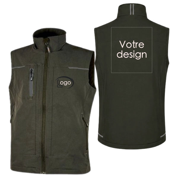 Lot de 5 Gilets de travail U-Power Saturn Homme personnalisables