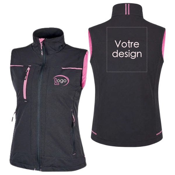 Lot de 5 Gilets de travail U-Power Saturn Femme personnalisables